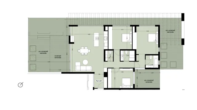 Block A · Nr. 401 — Penthouse