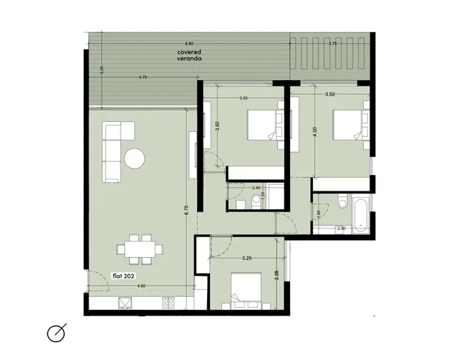 Block A · Nr. 202 — Apartment