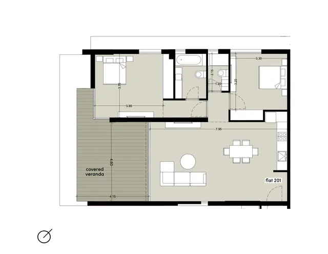 Block A · Nr. 201 — Apartment