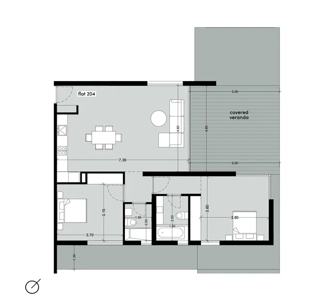 Block A · Nr. 204 — Apartment