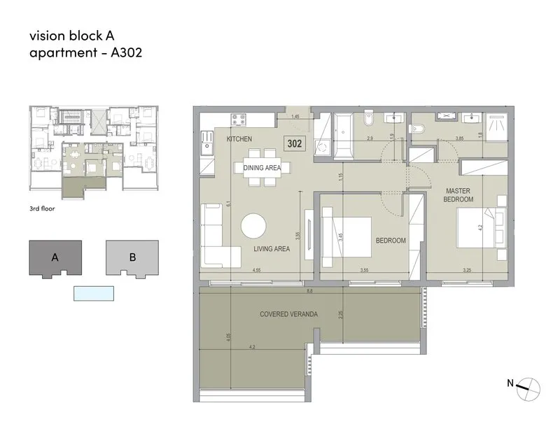Vision, Block #A, № 302, ID: 21107