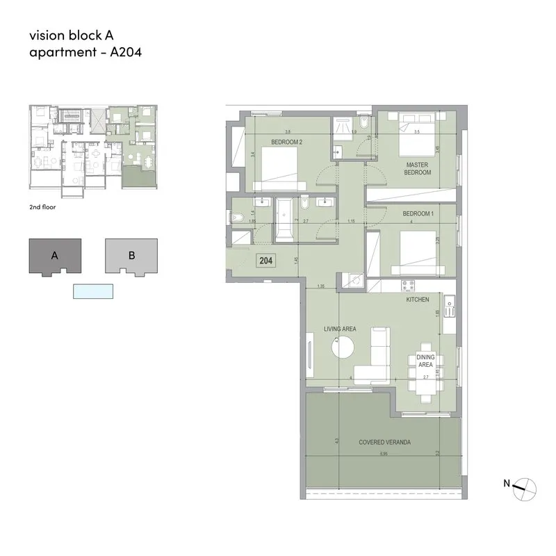 Vision, Block #A, № 204, ID: 21105