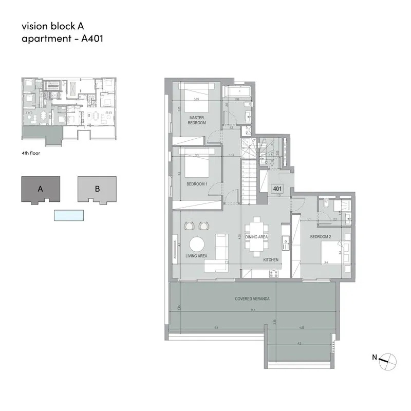 Vision, Block #A, № 401, ID: 21109