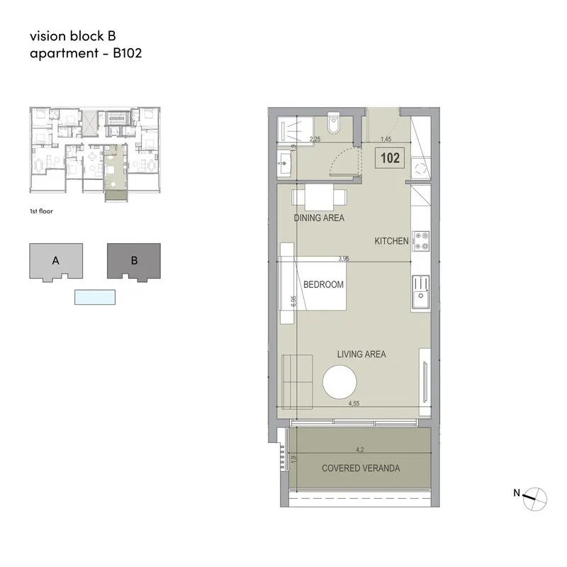 Vision, Block #B, № 102, ID: 21167