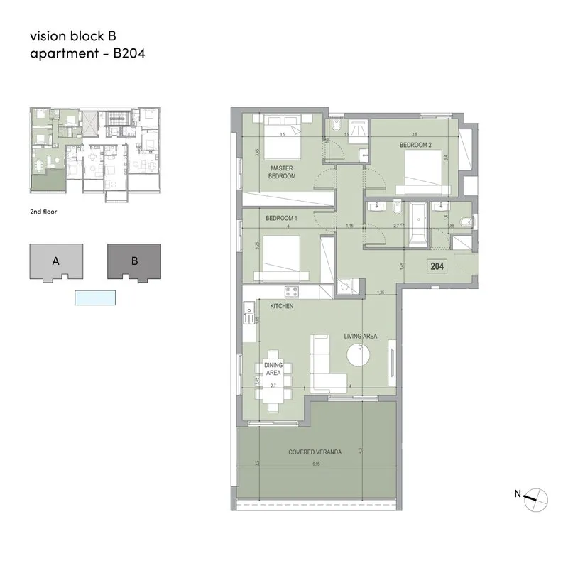Vision, Block #B, № 204, ID: 21173