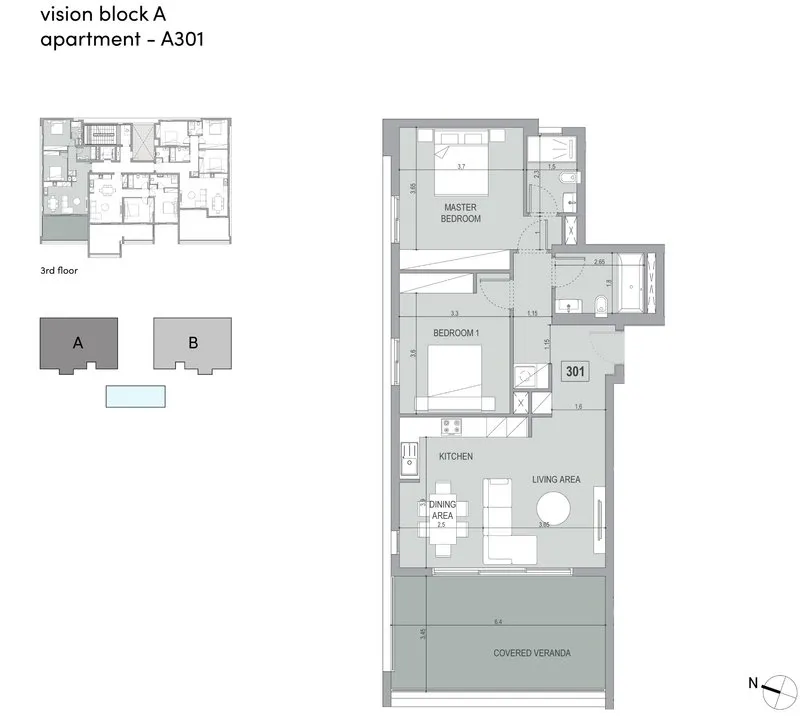 Vision, Block #A, № 301, ID: 21106