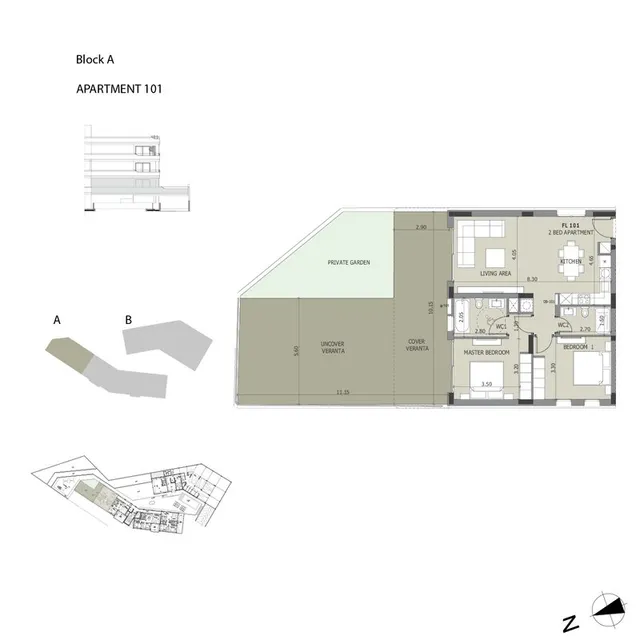 Block A · Nr. 101 — Apartment
