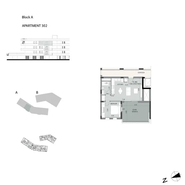 Block A · Nr. 302 — Apartment
