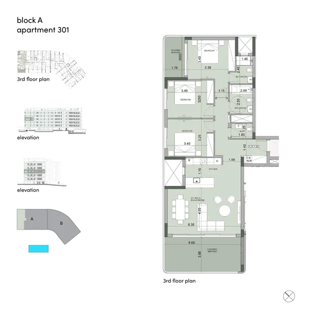 Block A · Nr. 301 — Apartment