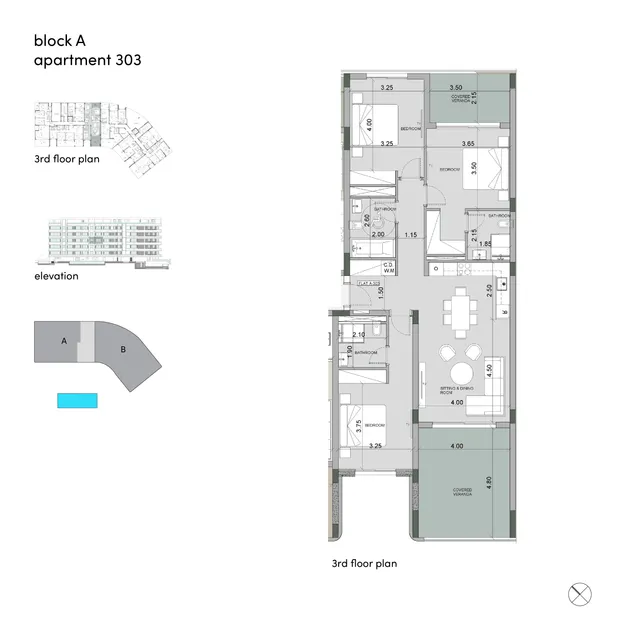 Block A · Nr. 303 — Apartment