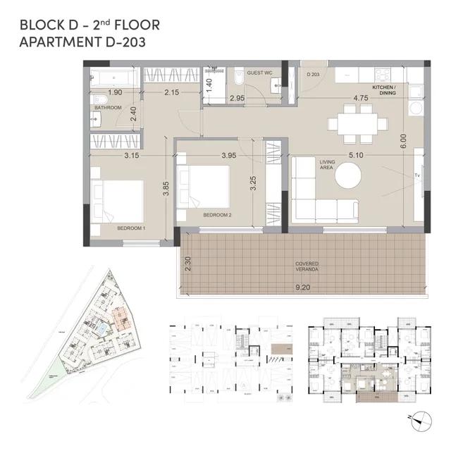 Block D · Nr. 203 — Apartment