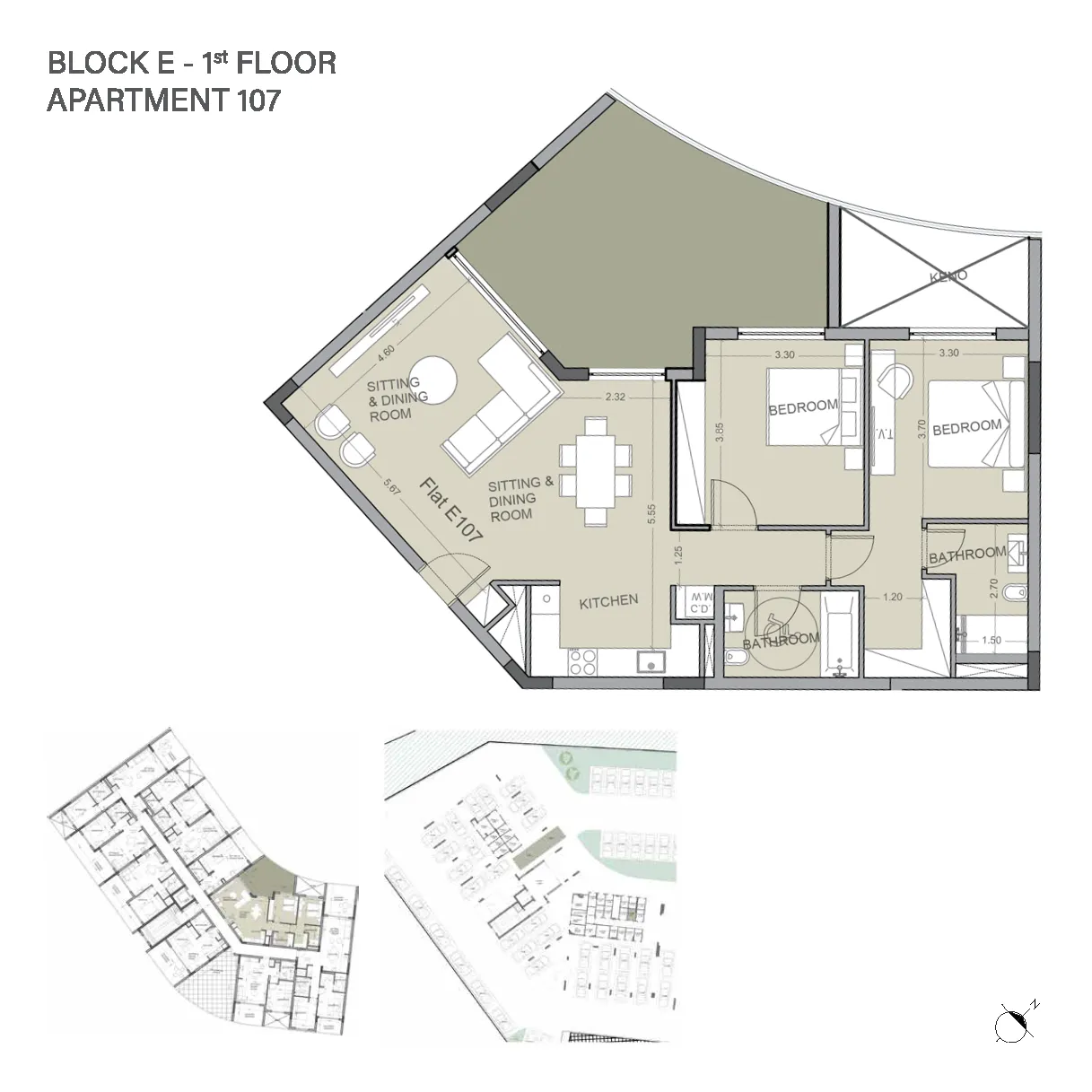 Eden Bay, Block #E, № 107, ID: 24971