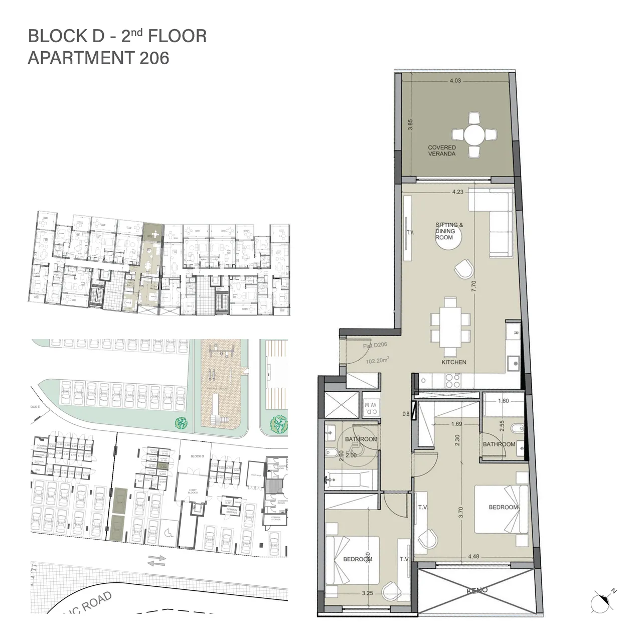 Eden Bay, Block #D, № 206, ID: 24960
