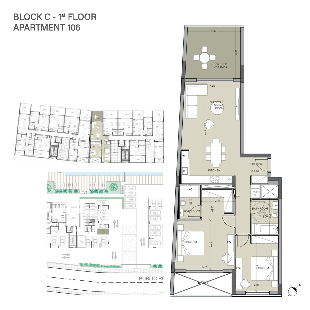 Eden Bay, Block #C, № 106, ID: 24895