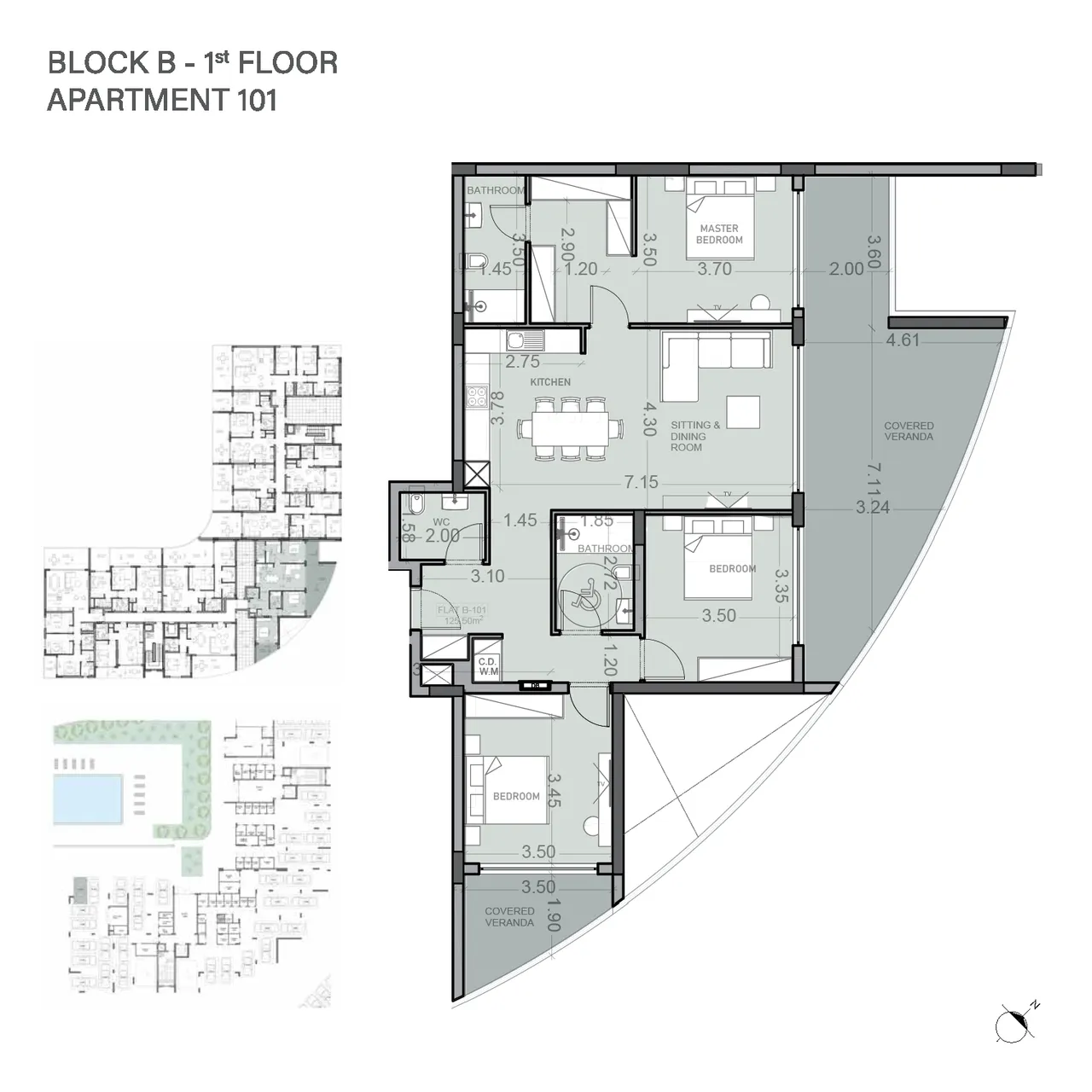 Eden Bay, Block #B, № 101, ID: 24870