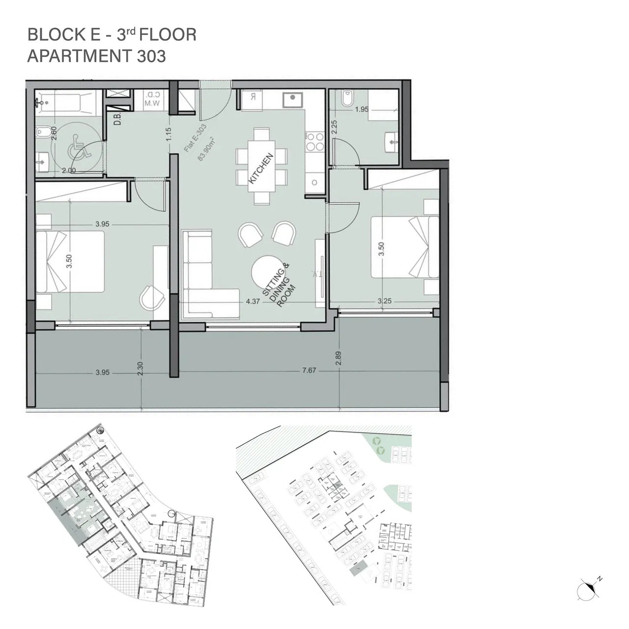 Eden Bay, Block #E, № 303, ID: 24985