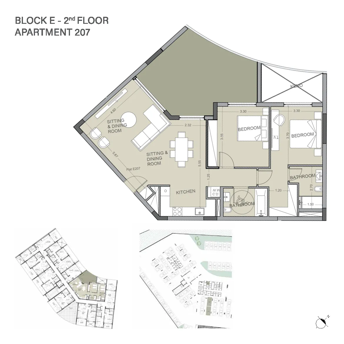 Eden Bay, Block #E, № 207, ID: 24980