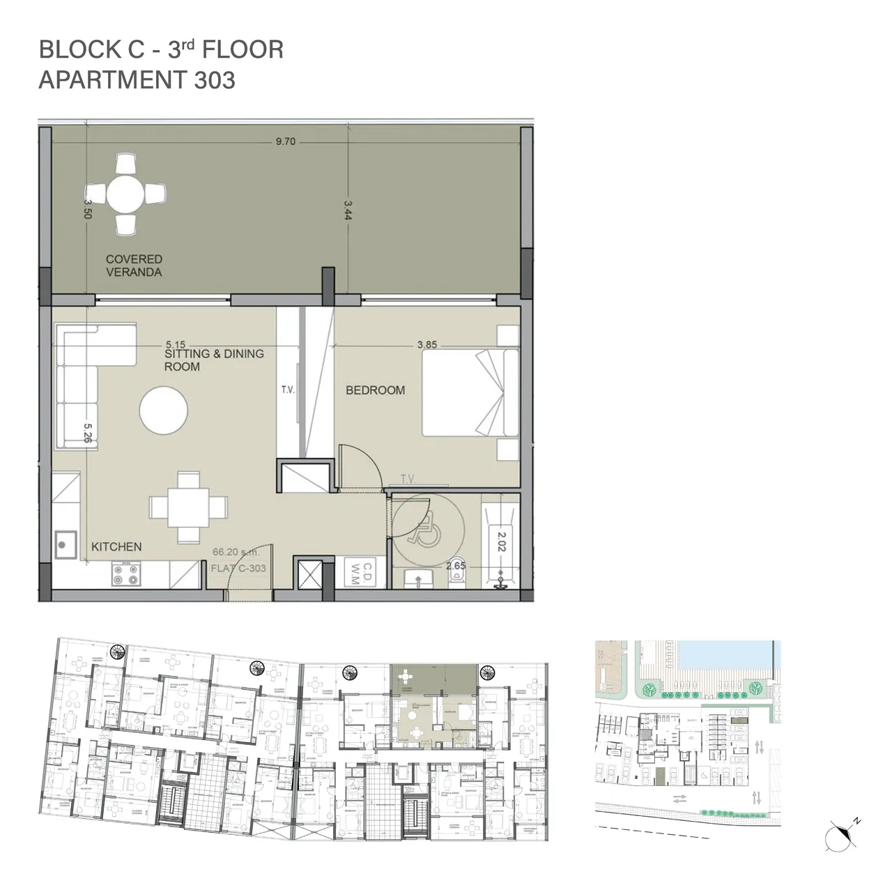 Eden Bay, Block #C, № 303, ID: 24943