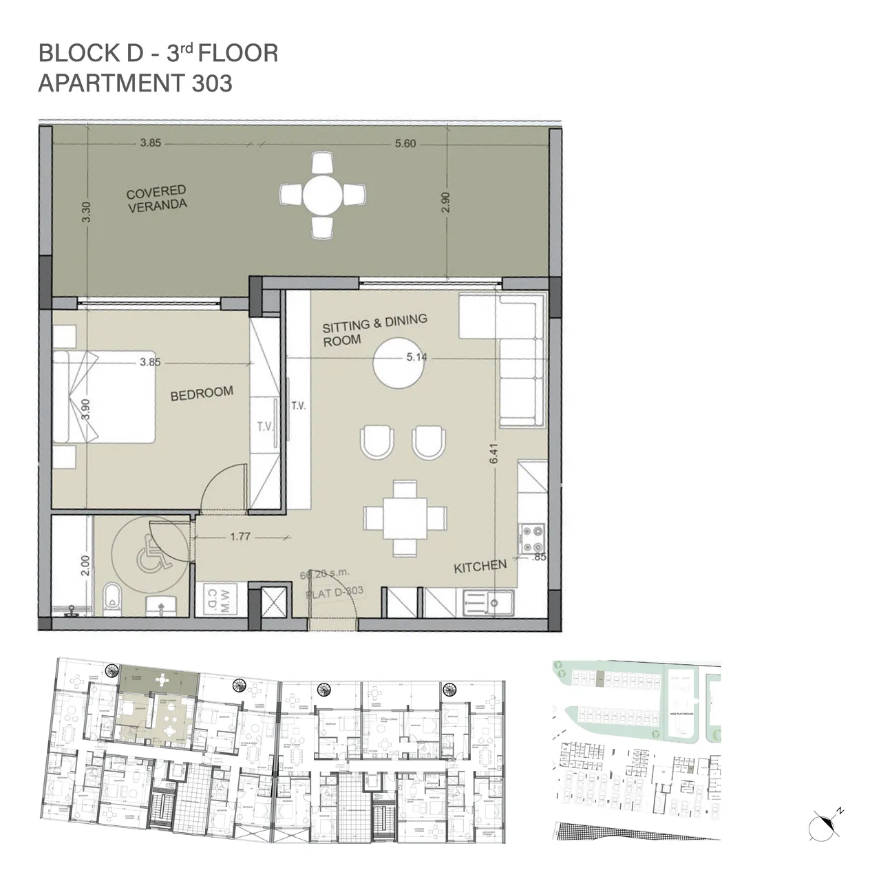 Eden Bay, Block #D, № 303, ID: 24963