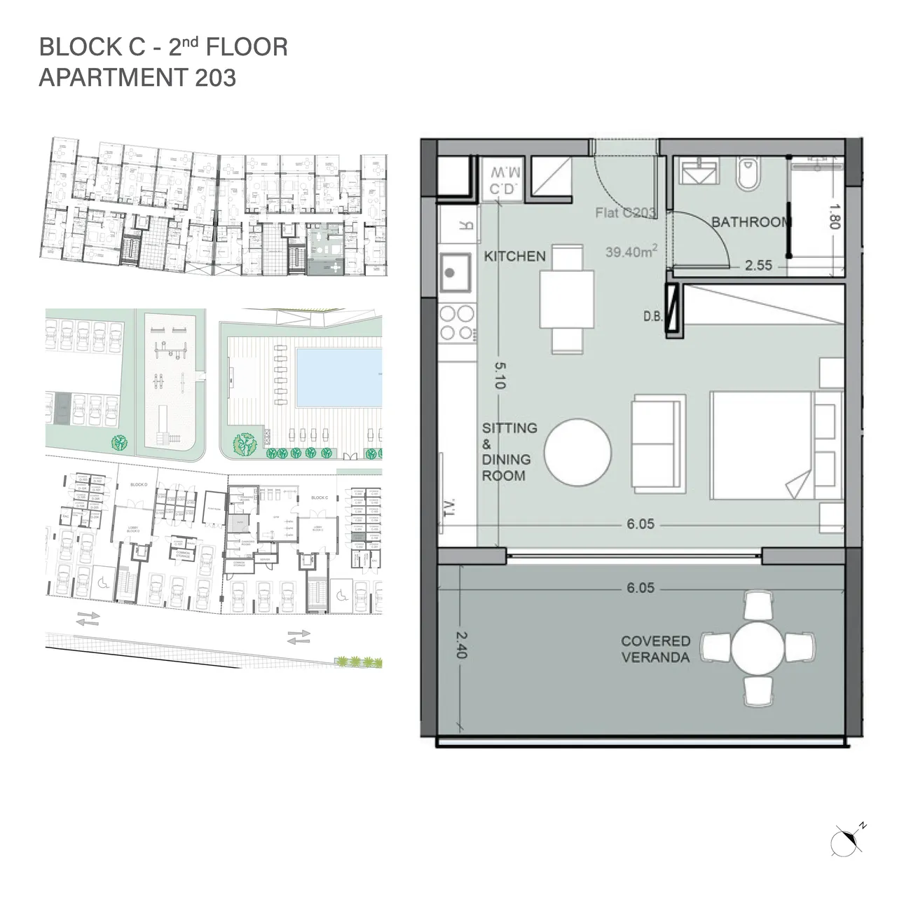 Eden Bay, Block #C, № 203, ID: 24937