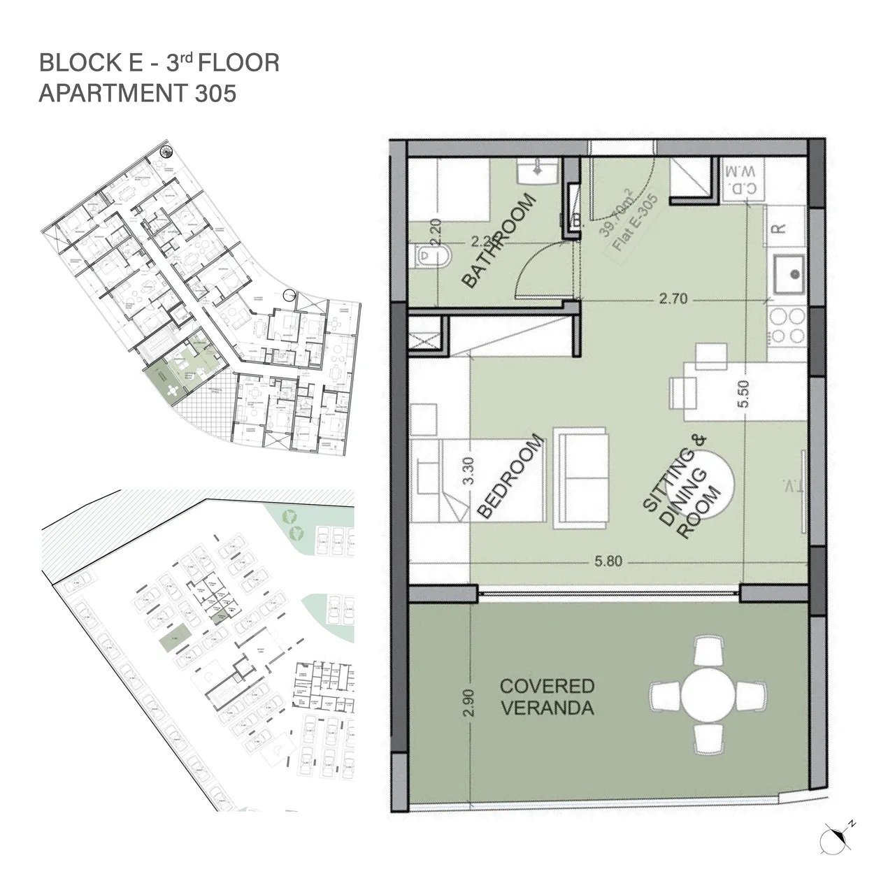 Eden Bay, Block #E, № 305, ID: 24987