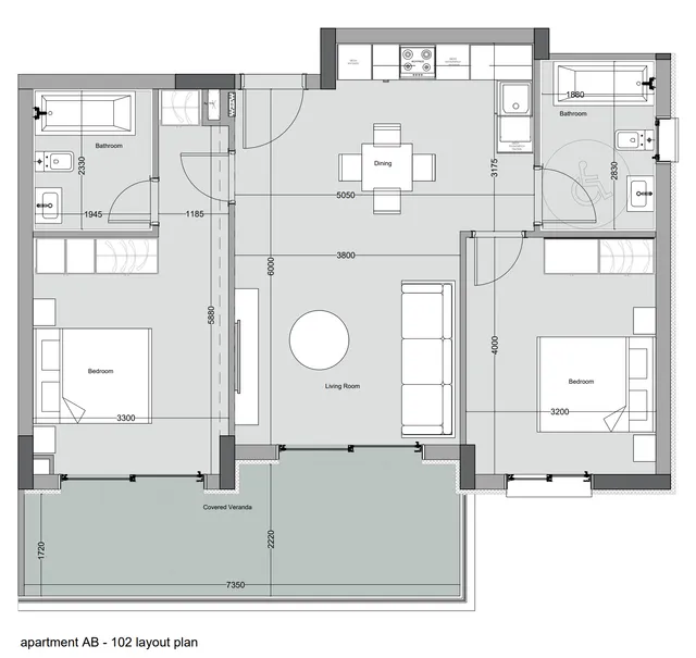 Block AB · Nr. AB102 — Apartment