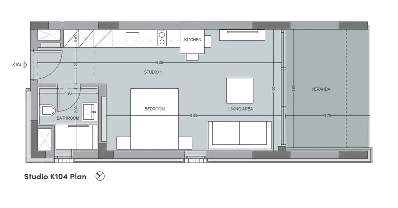 Berengaria, Block #Apartments, № K104, ID: 23363