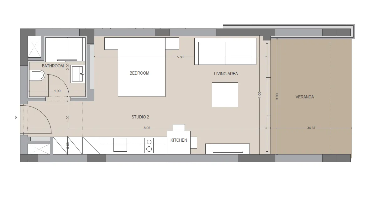 Berengaria, Block #Apartments, № K103, ID: 23362