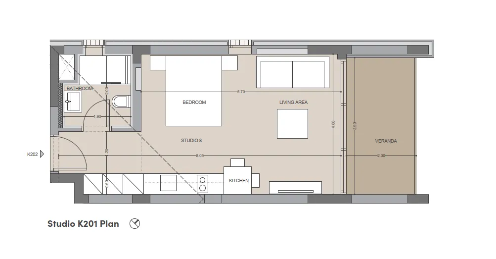 Berengaria, Block #Apartments, № K202, ID: 23365