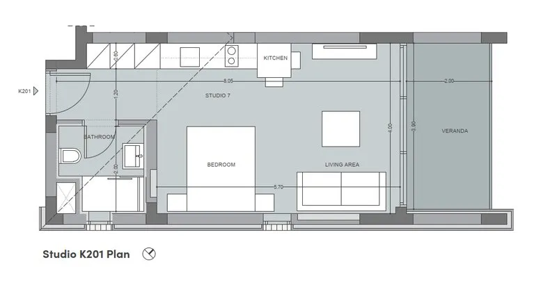 Berengaria, Block #Apartments, № K201, ID: 23364