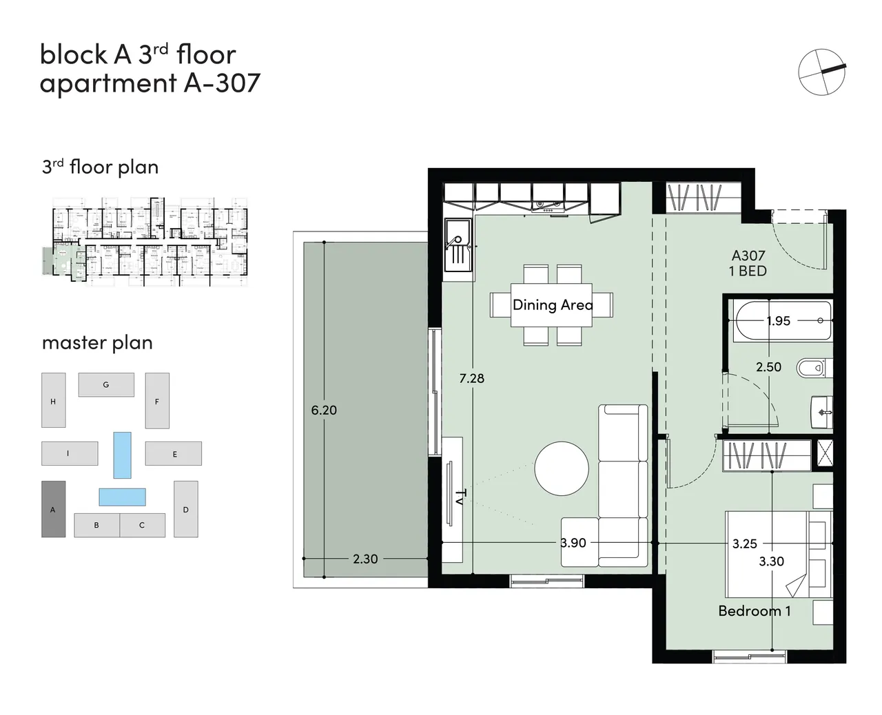 Balance, Block #A, № A307, ID: 28720