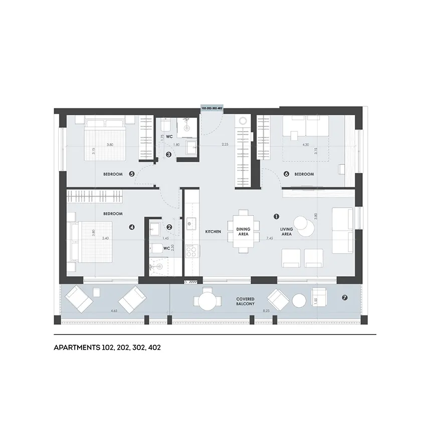Apartment B-202